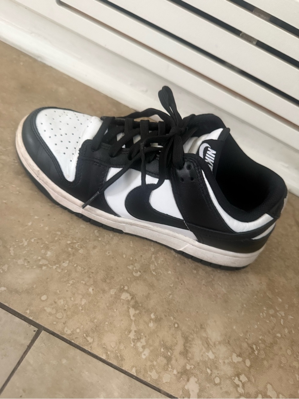 Nike Black and White Low-Top Sneakers